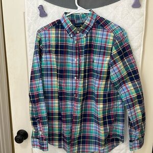 Ralph Lauren boys XL, long sleeve, button-down plaid shirt